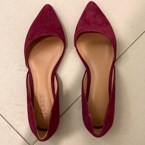 Brand New J Crew Zoe Suede D’Orsay Flats